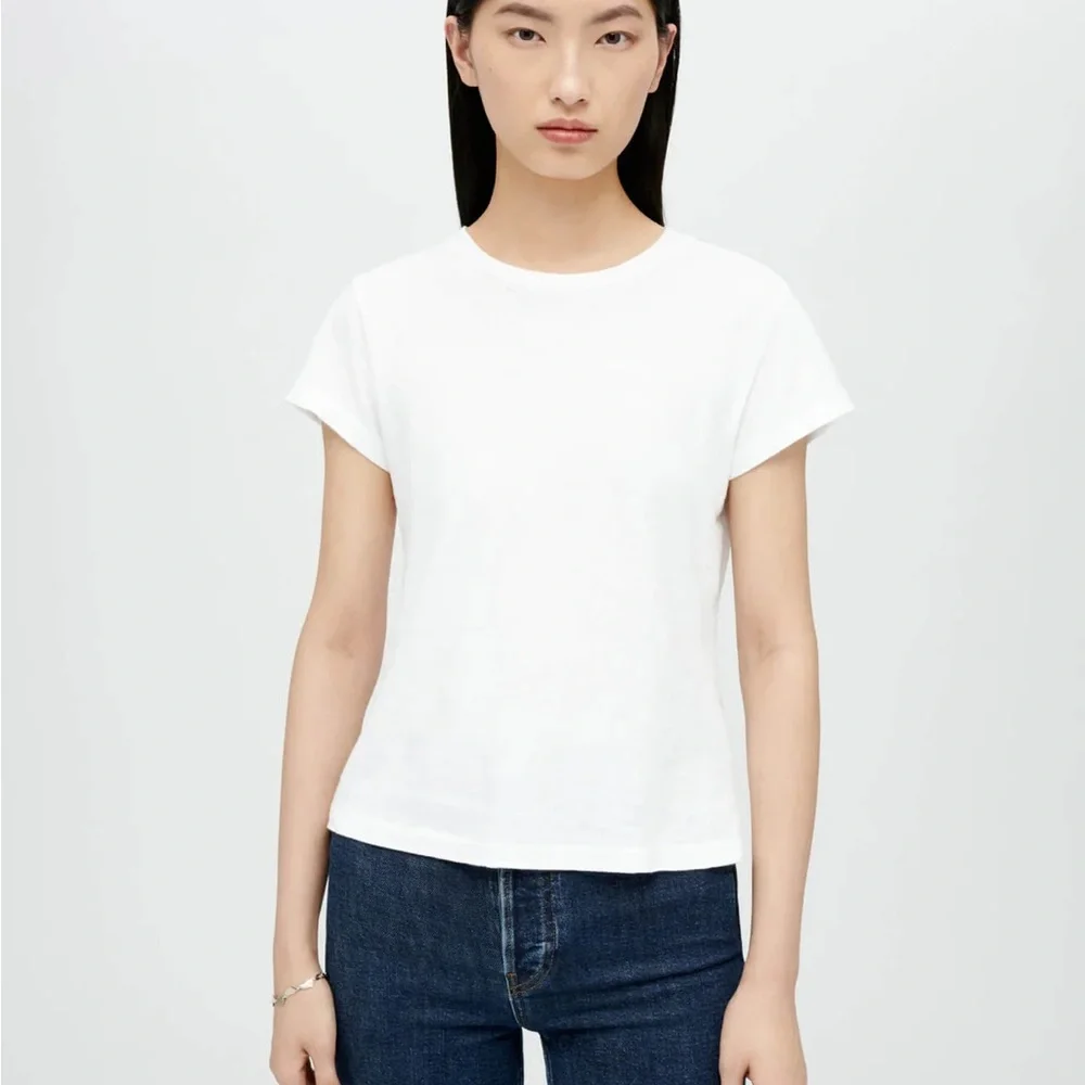Redone 1960s slim tee white nwt netaporter large - Picture 2 of 8